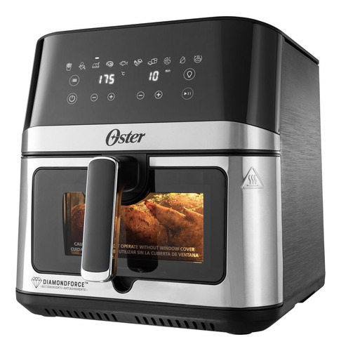Freidora Aire Digital 7.5l Oster 10 Programas Ckstaf75wdssdf