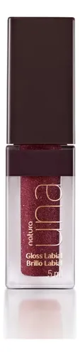Gloss Labial Hidratação Ativa Una 5 Ml Vermelho Escuro