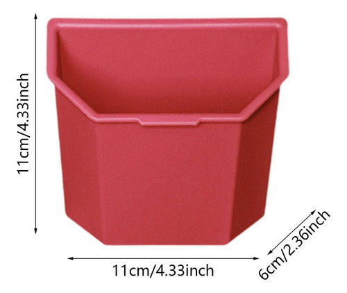 Bote De Basura Para Coche, Contenedor De Basura Para Rojo