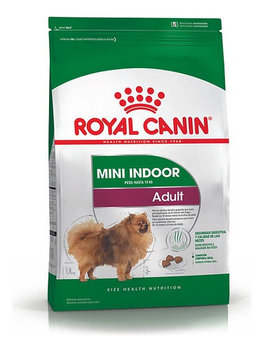 Alimento Royal Canin Mini Indoor Adulto X 3 Kg Il Cane Pet