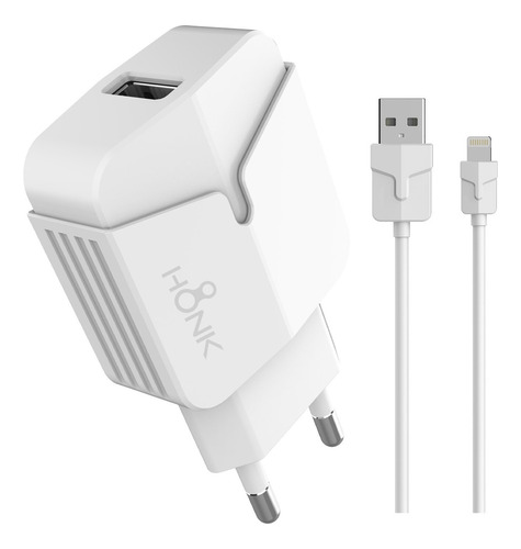 Cargador Pared Usb Para iPhone Pd 20w Carga Rápida Color Blanco