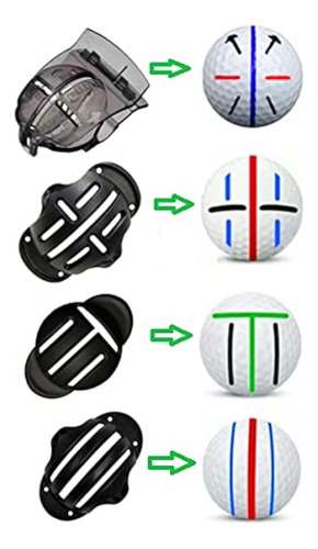 Paquete De 8 Marcadores De Pelota De Golf De