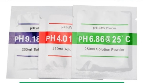 Kit Phmetro Soluciones Calibradoras Buffers 4.0 6.86 9.18