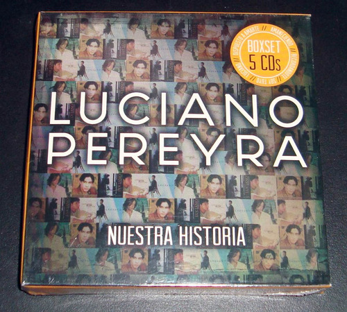 Luciano Pereyra Nuestra Historia Boxset 5 Cds Sellado  Kktus