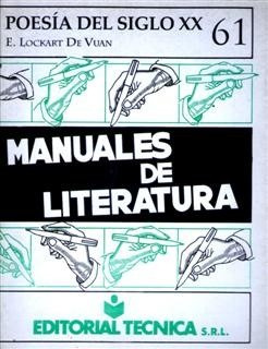 Manuales De Literatura 61 Poesía Del Siglo 20 E. Lockart De