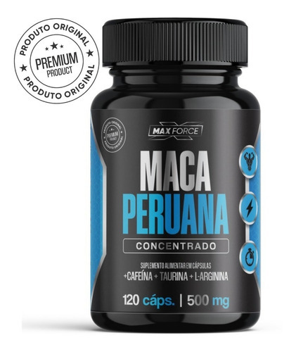 Maca Peruana Concentrada Com Arginina + Cafeina + Taurina Sabor Compra Garantida