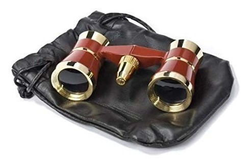 Binóculo Retrô Barska Blueline Zoom 3x - Vermelho + Nf
