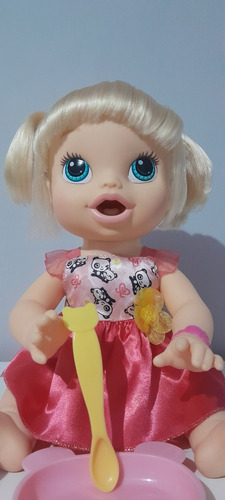 Baby Alive Hora De Comer Loira Em Português. (Usado)