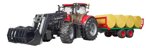 Tractor Case Ih Optum 300cvx + Remolque Con Fardos