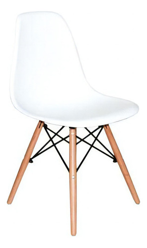 Silla blanca Charles Eames