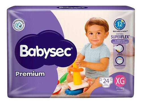 Babysec Premium Xg (11 A 14 Kg) - X24