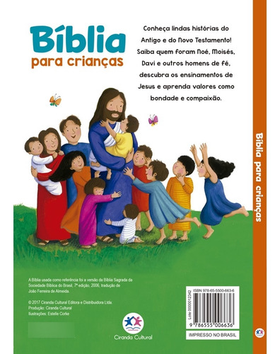Bíblia Ilustrada Católica + Livro Com Histórias Bíblicas Para As Crianças. Kit Bíblico Edição Luxo