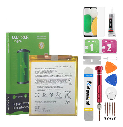 Fundas Cargadoras Bateria Pila Para Moto One Fusion Plus Lg50 5000mah Con Kit