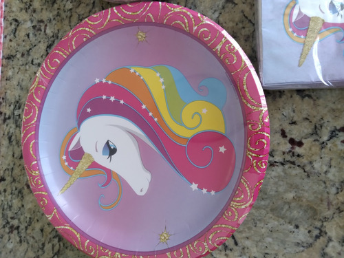 Kit De Cumpleaños Motivo Unicornio