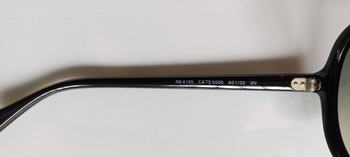 Ray Ban Rb4125 Cats 5000 601/32 2n Originales Italianos (Usado)