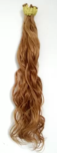 Cabelo Humano Loiro Liso 60cm 200 gramas