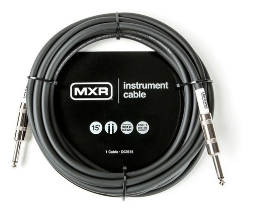 Cable Mxr 4.57 Mts., Negro (recto/recto) Dcis15