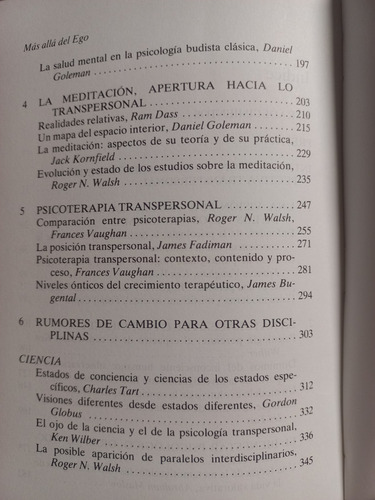 Más Allá Del Ego - Maslow, Capra, Grof, Wilber... (Usado)