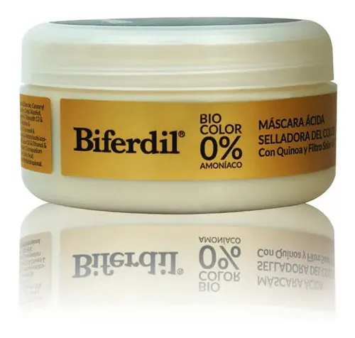 Máscara Biferdil Bio Color 0% Selladora De Color 150 Ml