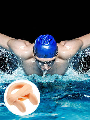 7 Piezas De Silicona Con Clip Para La Nariz De Natación, Pro