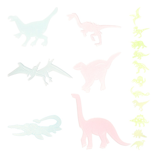 4 Conjuntos De Adesivos Luminosos De Dinossauro