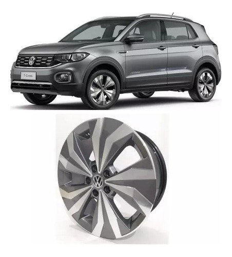 Roda De Liga Leve Aro 17 T-cross 2gp601025adm9 Original Vw