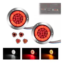 Comprar 2pzs Plafones 14  Led Gel Redondo Camion 4 Funciones 24v Led