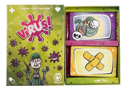 Juego De Cartas Set De Virus 1 Y Virus 2 De Mesa En Español