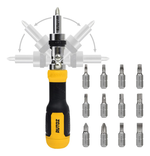 Kit De Herramientas Ratchet Juego Desarmadores Flexible Torx