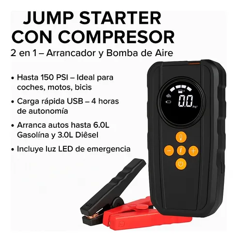 Mini Compresor Portatil De Auto Inflador Aire Partidor 12v
