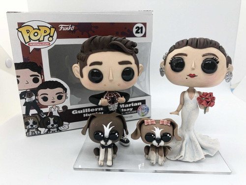 Funko Pop Personalizado Pareja + 2 Mascotas!