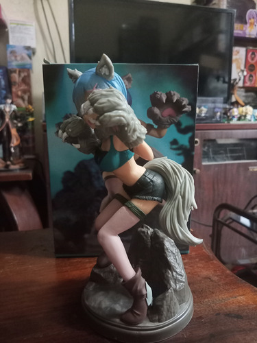 Figura Rem De Re Zero Ver Lobo Wolf Halloween