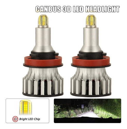 Z Bombillas De Faros Led H11 8 Lados Coche De 360 Grados Le
