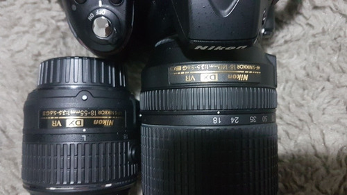 Nikon Dslr D5300 18-55mm + 18-140mm + Sd + 2 Baterias + Case