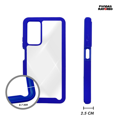 Funda Aura Xiaomi Redmi Note 11 Pro 5g Carcasa Para Celular Azul