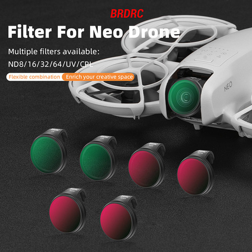 Set De Filtros De Lente Drone Uv/cpl/nd Para Dji Neo