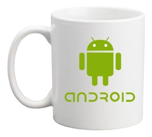 Mug De 11 Onzas Color Blanco Android