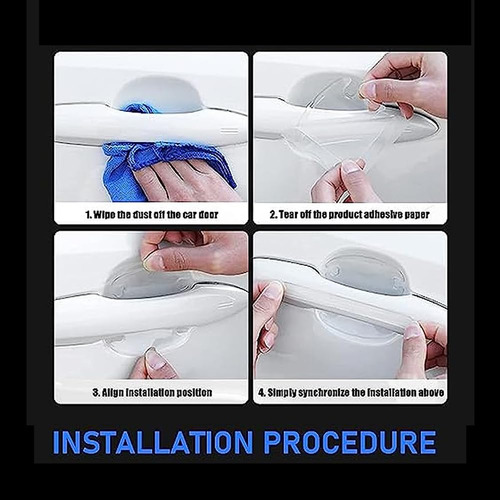 Calcomanías Protectoras Para Manija De Puerta De Automóvil