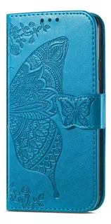 Funda De Teléfono Tipo Cartera Con Forma De Mariposa Para Op