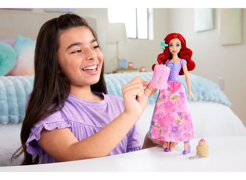Disney Princess - Ariel Spin & Reveal - 11 Sorpresas -mattel