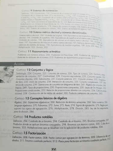 A6 Aritmética Y Álgebra Conamat (Usado)