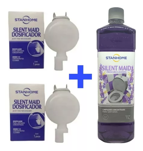 Silent Maid Herbal (Limpiador concentrado para sanitarios) Para descargas  de limpieza Rinde 140 Descargas Ev…