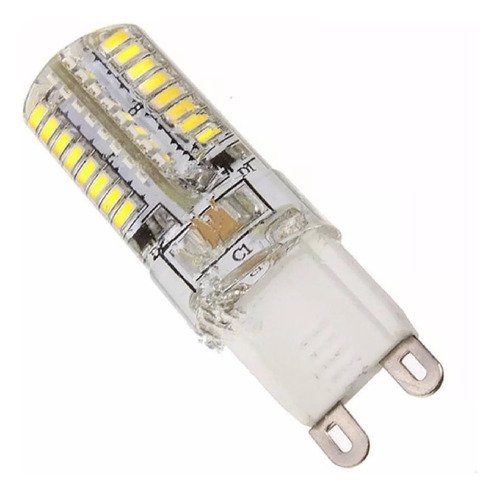 Foco Base G9 De 64 Leds Silicon 4w 120v Luz Calida Adir 4941