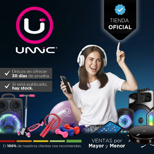 Monopatín Unnic 4 Ruedas Con Luces Led Reforzado Niños Freno