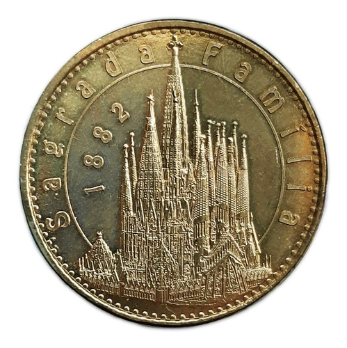 Medalla Sagrada Familia Gaudí Barcelona Token Turístico 2013