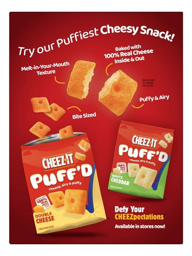 Galletas Cheez-it Duoz Jalapeño Y Cheddar Jack 352g