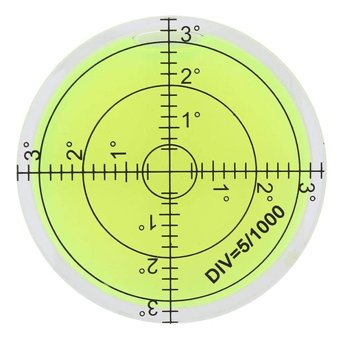 Fdit Nivel De Burbuja Bullseye De 60 Mm De Alto, Nivel
