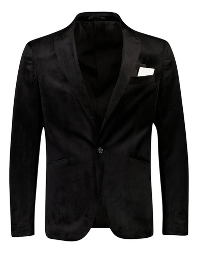 Saco Blazer De Pana Entallado Hombre