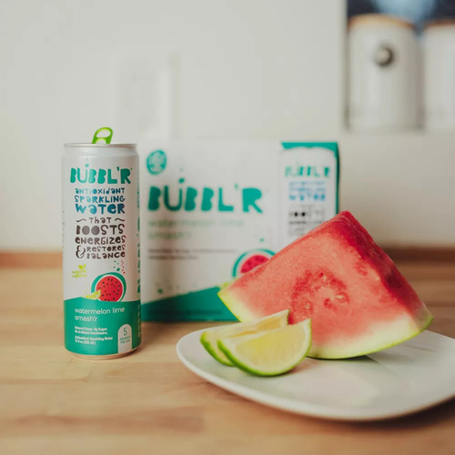 Bubbl'r Antioxidant Aparkling Water Watermelon Lime 6 Pz