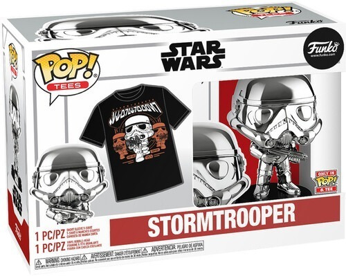 Funko Pop Y Polera L: Star Wars- Stormtrooper